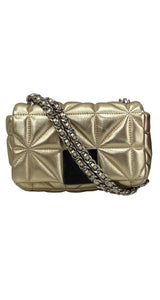 Cartera Cuero Acolchada