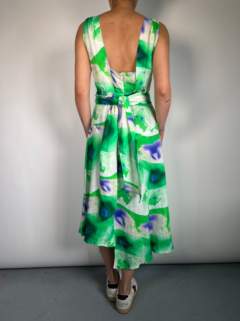 Vestido Purple Lino