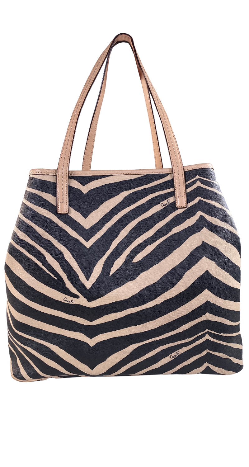 Cartera Cebra Cuero