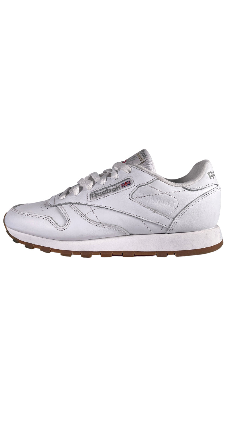 Zapatillas Cuero Blanco