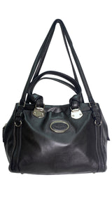 Cartera Cuero Negro