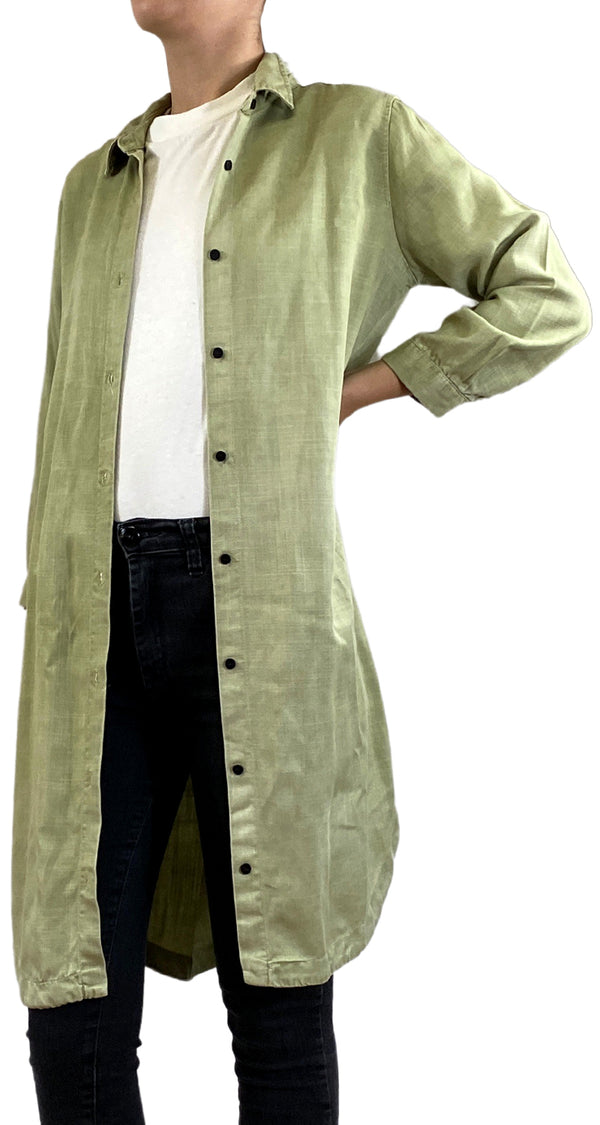 Camisa Larga Verde