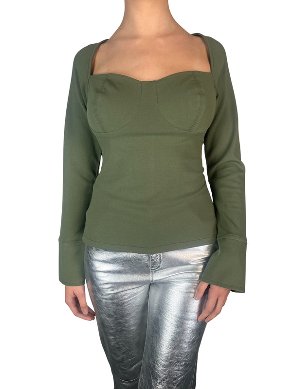 Blusa Escote Cuadrado