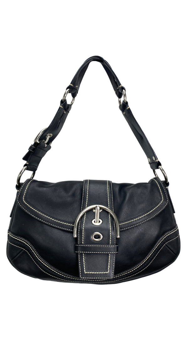 Bolso Negro Hebilla