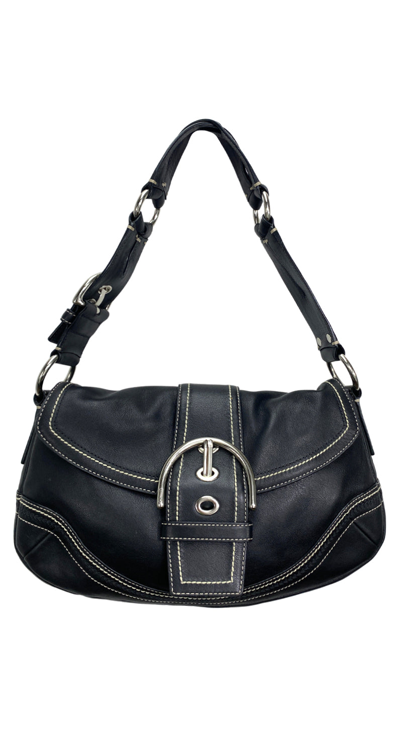 Bolso Negro Hebilla