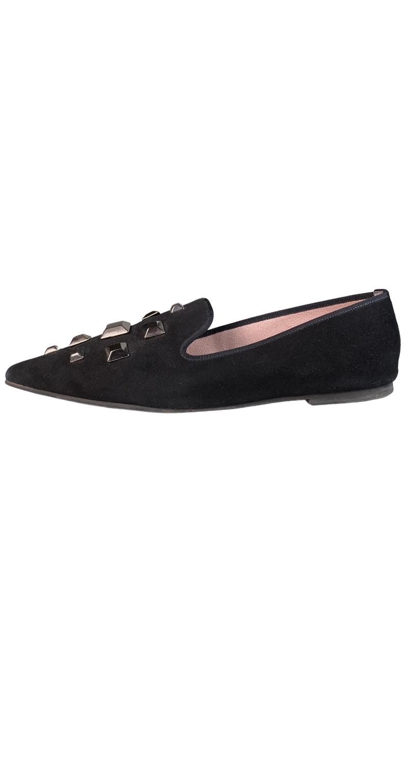 Zapatos Cuero Tachas