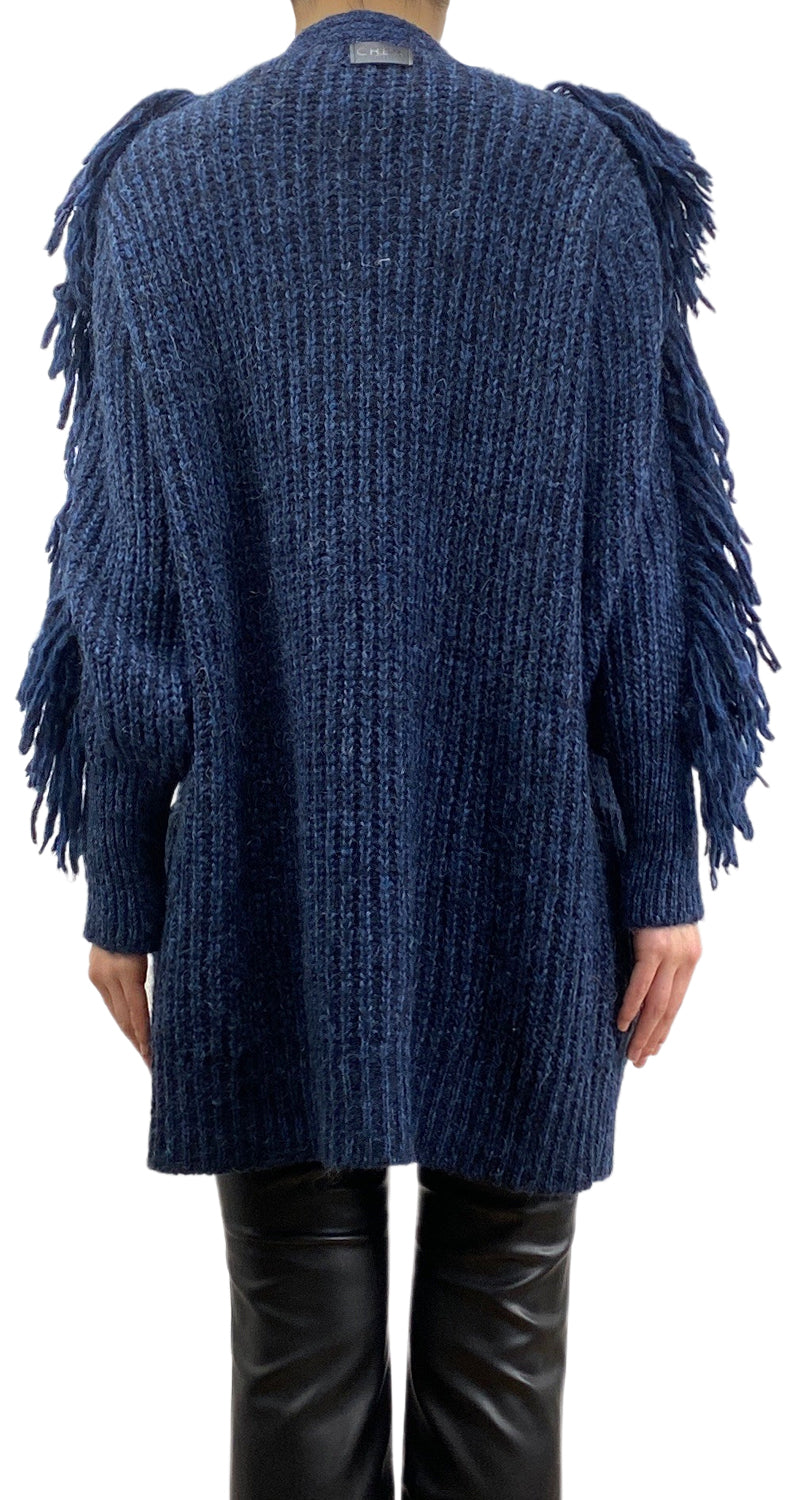 Sweater Abierto Azul