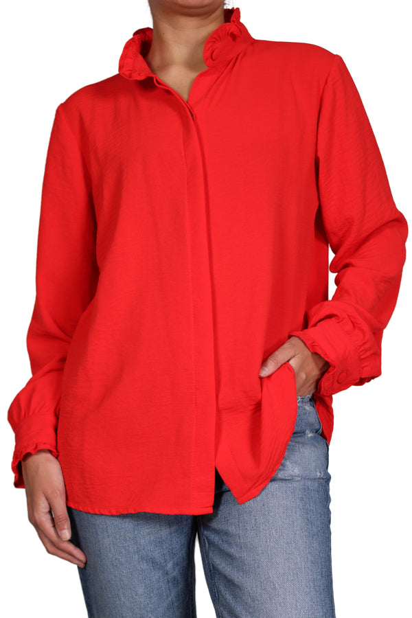 Blusa Cuello Vuelos