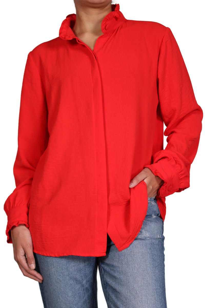 Blusa Cuello Vuelos