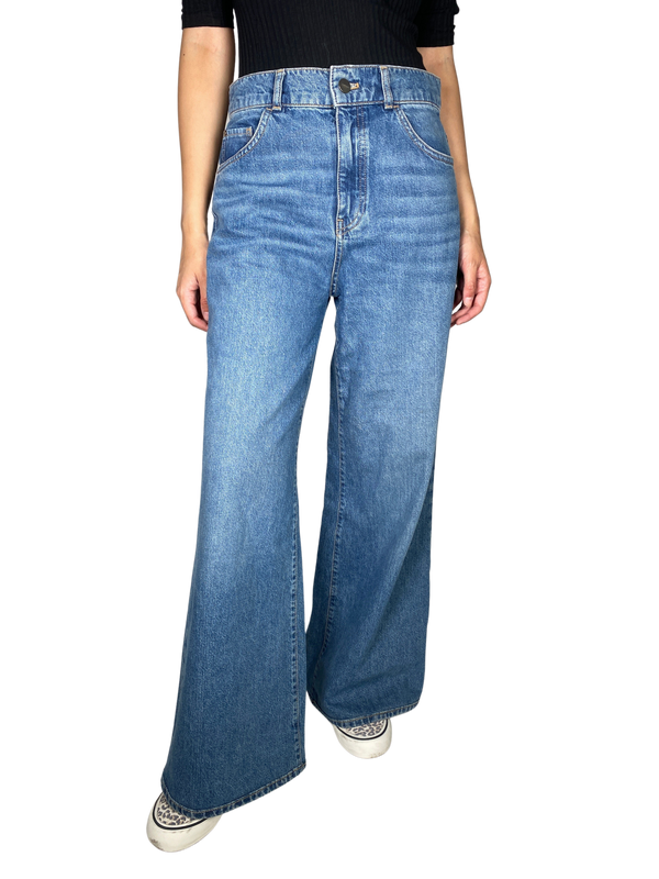 Jeans Palazzo Azul