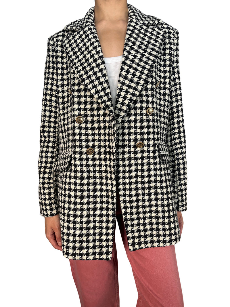 Blazer Tweed Houndstooth