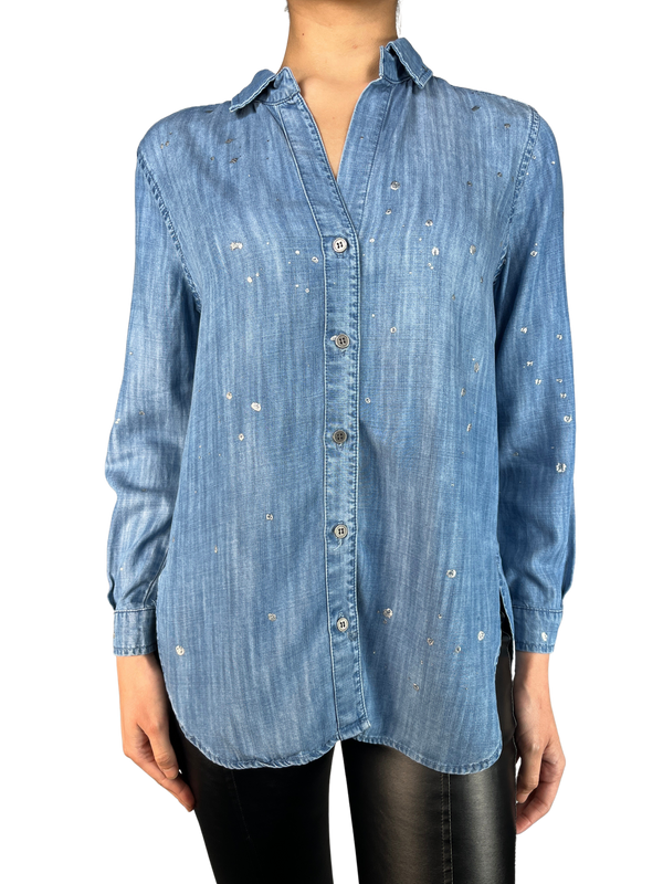 Blusa Detalles Plateados