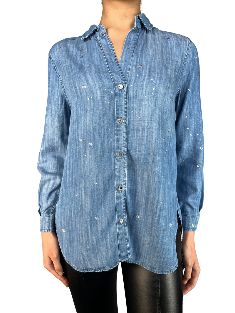 Blusa Detalles Plateados