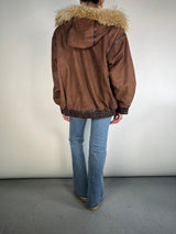 Chaqueta Cuero Oversize