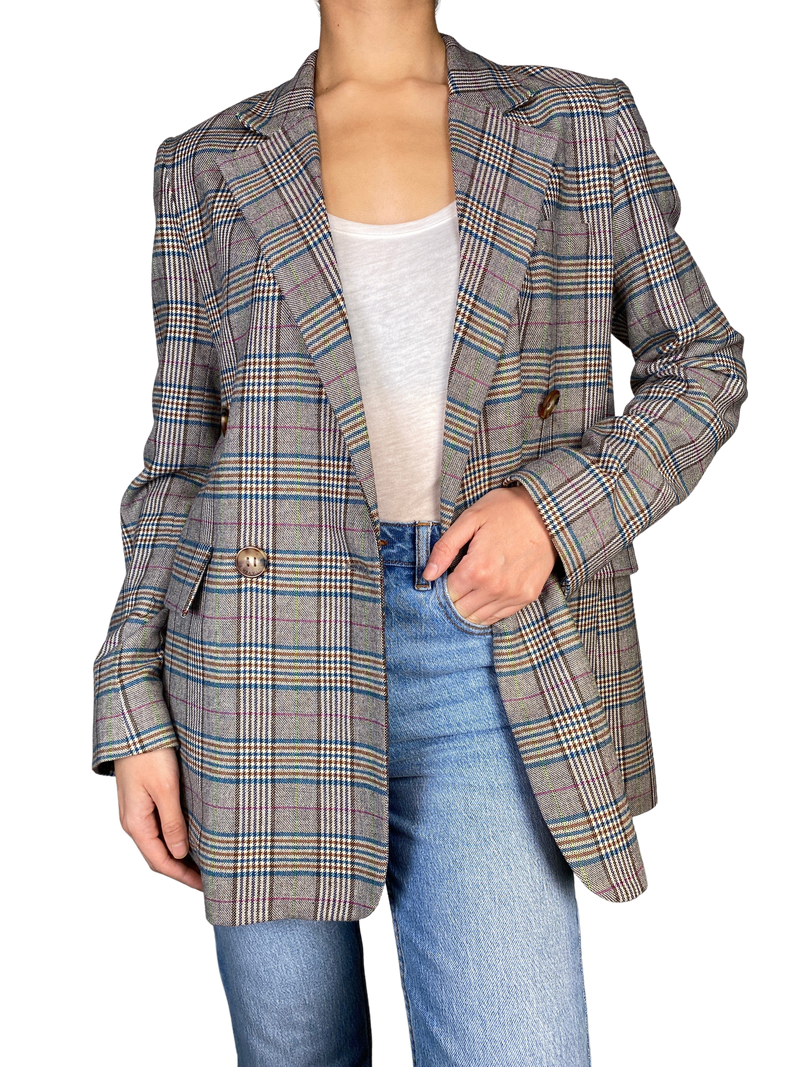 Blazer Houndstooth Multicolor