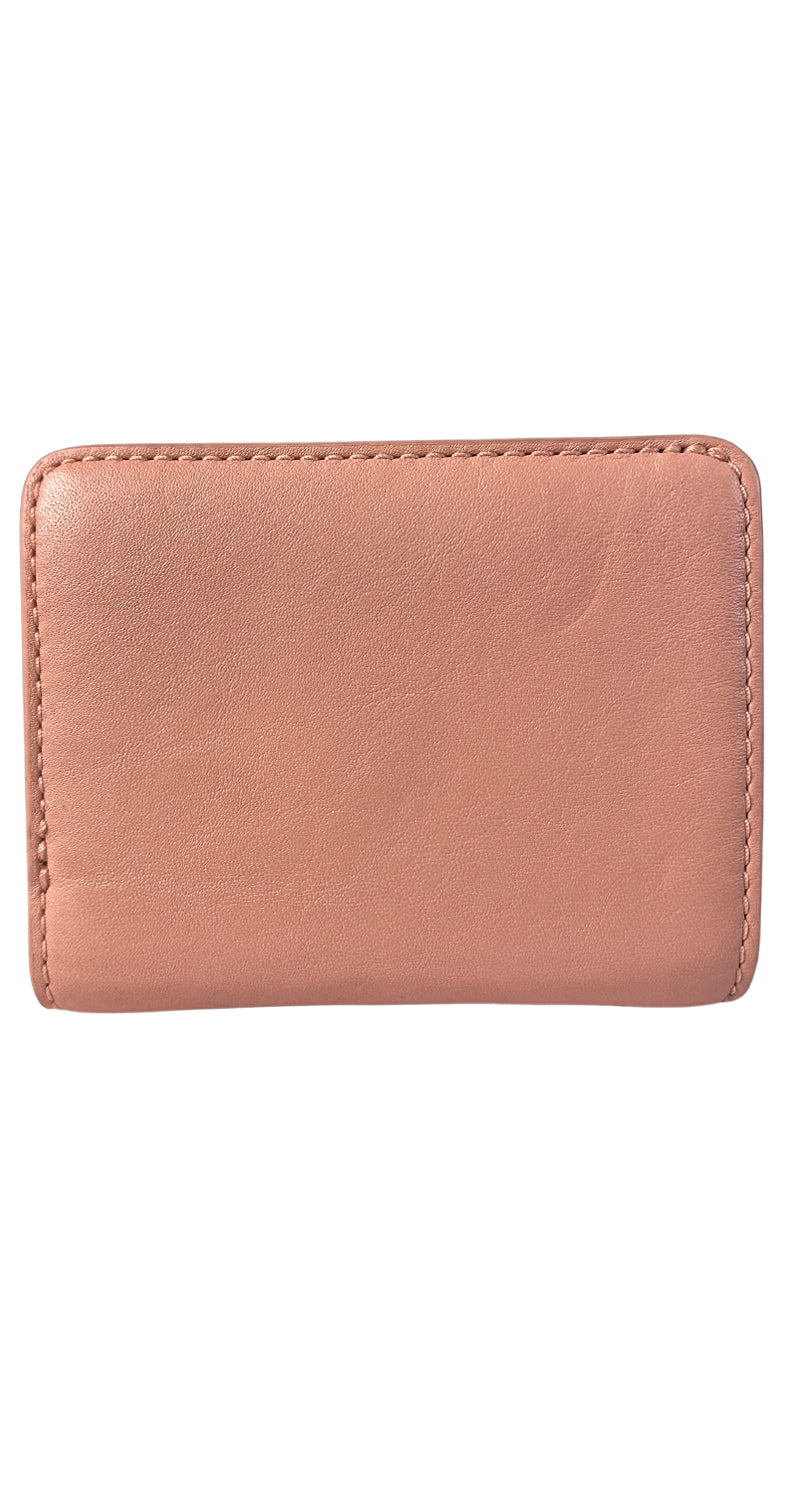 Billetera Cuero Rosa