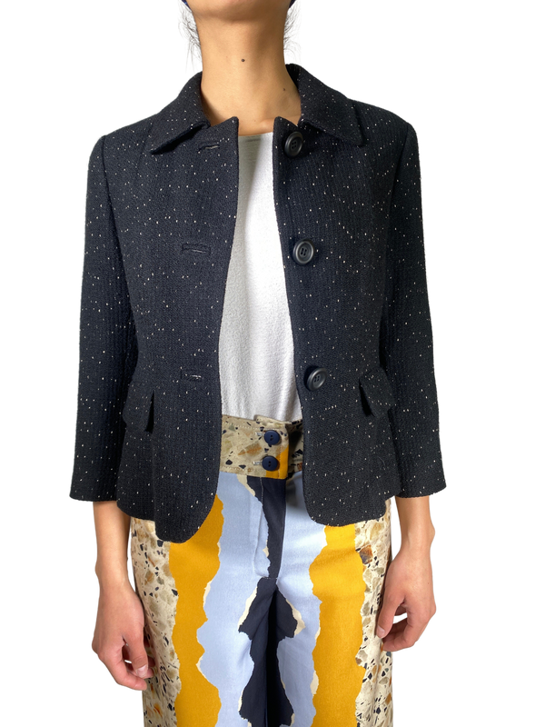 Chaqueta Lana Negra