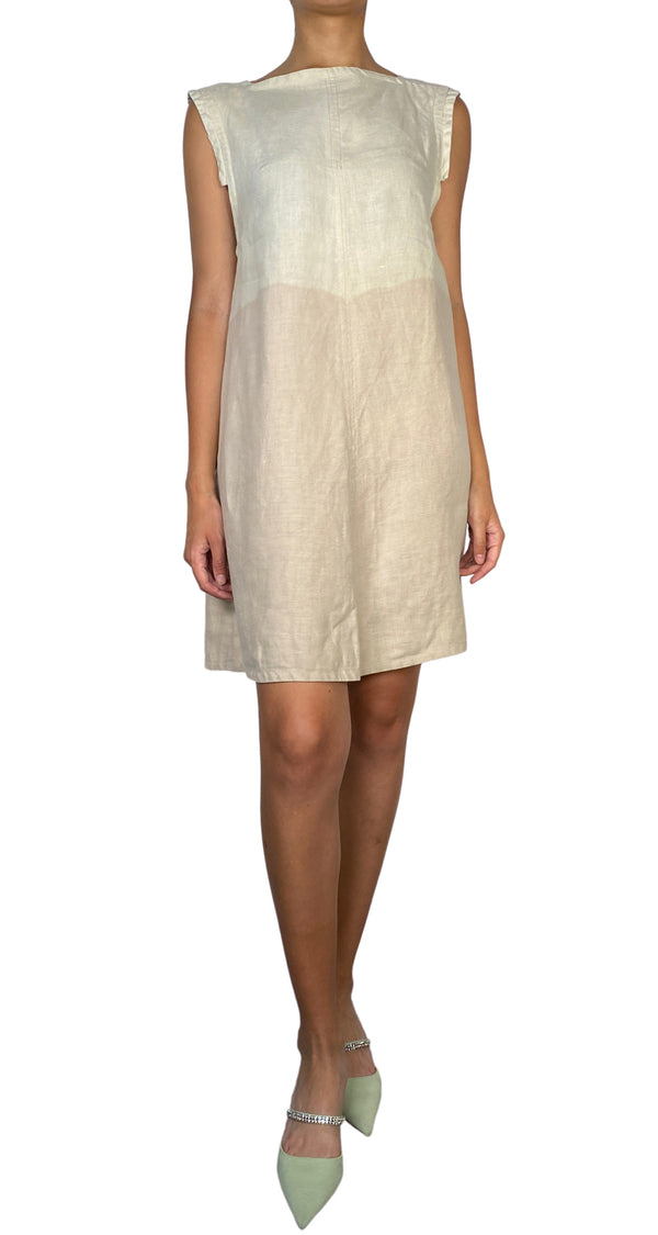 Vestido Mini Beige