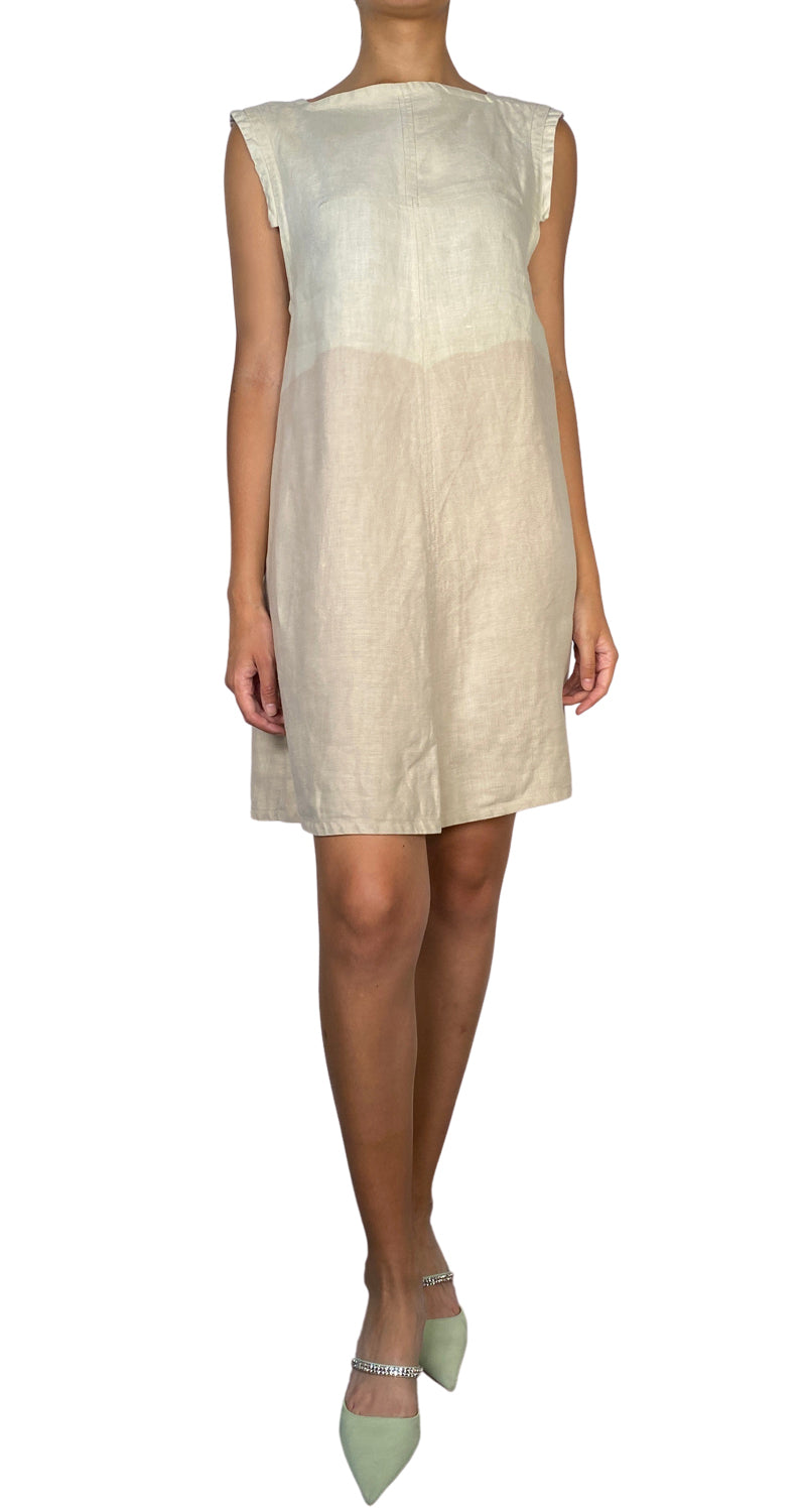 Vestido Mini Beige