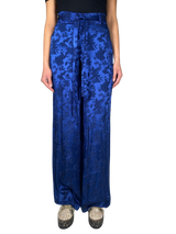 Pantalón Azul Jacquard