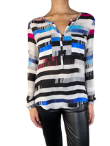 Blusa Seda Stripes