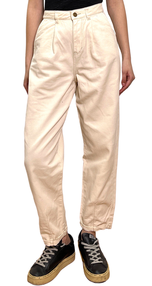 Jeans Bomber Beige
