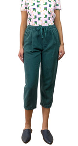 Pantalón de Tela Verde