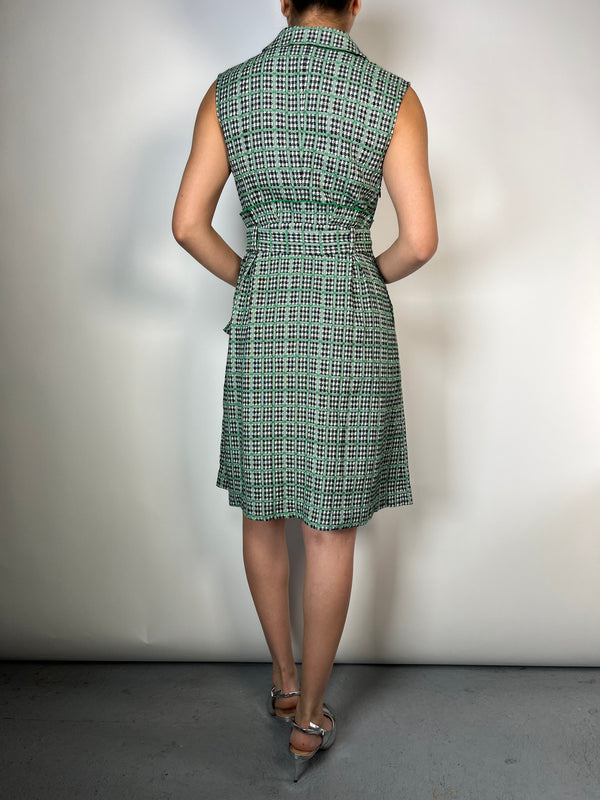 Vestido Houndstooth