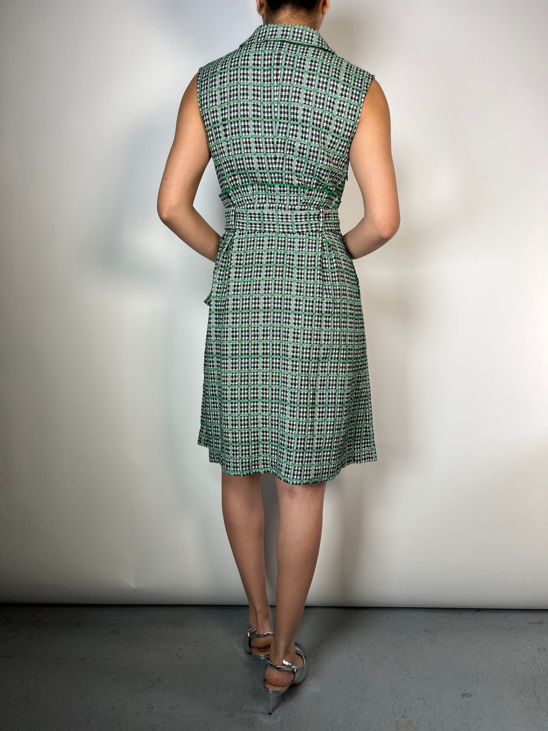 Vestido Houndstooth