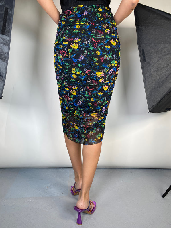 Falda Multicolor Estampada