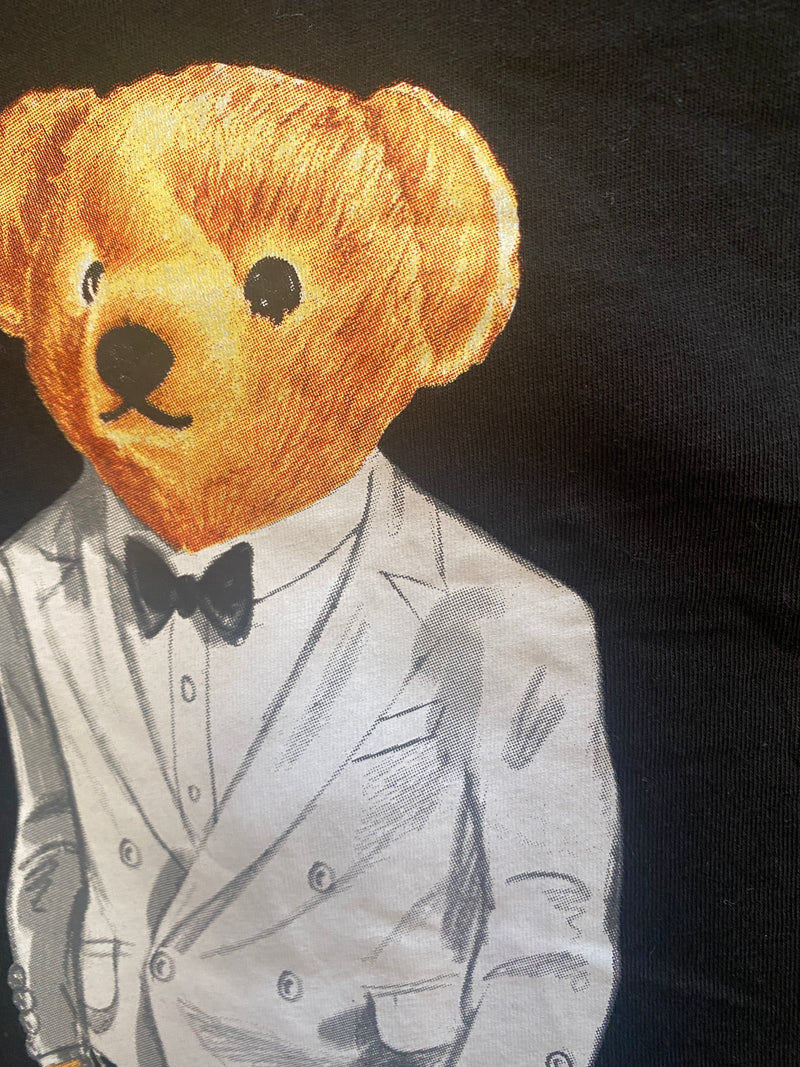 Polo Bear Marca De Osos De Peluche Polera Negra Oso POLO RALPH