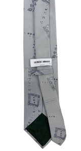 Corbata Seda Gris