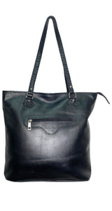 Bolso Negro Craquelado