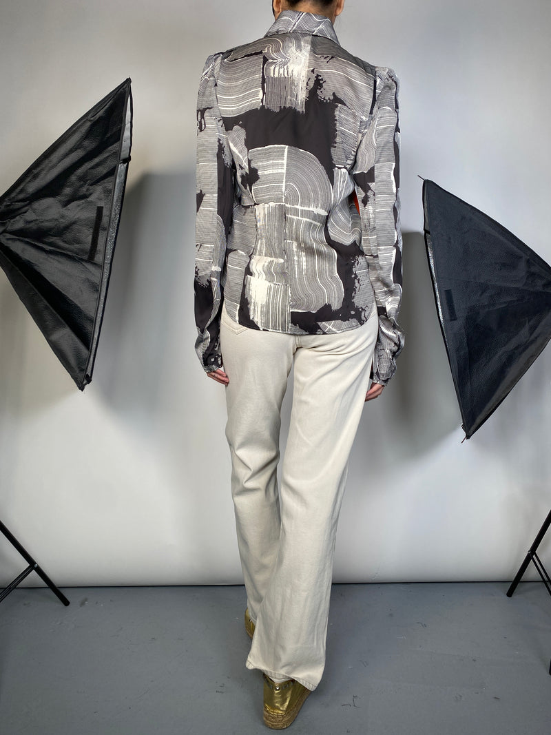 Blusa Estampado Asimétrico