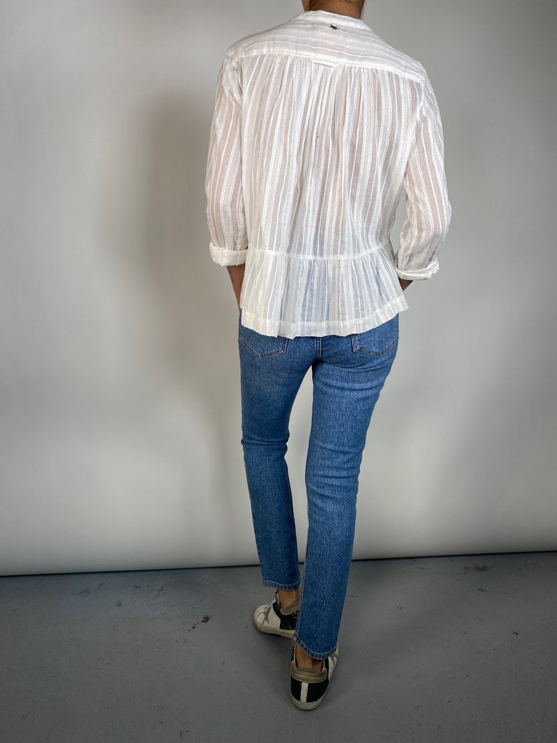 Blusa Broderie Lentejuelas