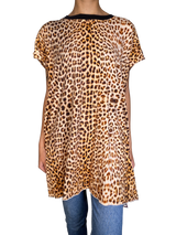 Polera Oversize Leopardo