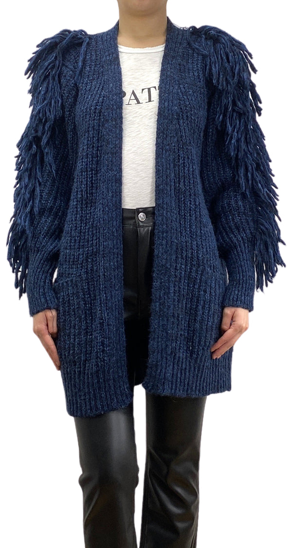 Sweater Abierto Azul