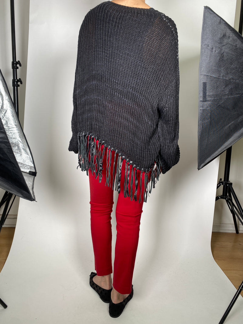Sweater Negro Tejido