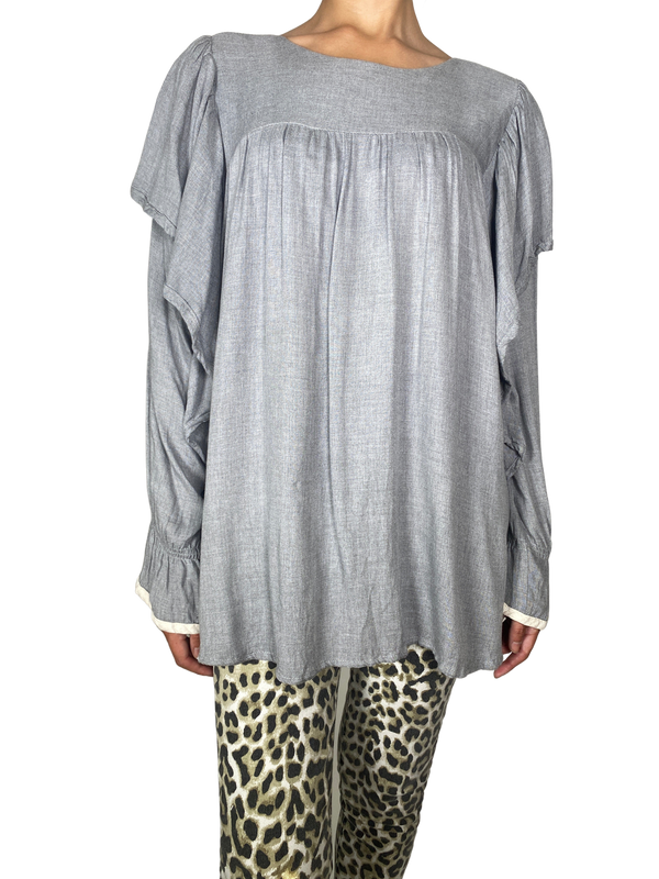 Blusa Gris Vuelos