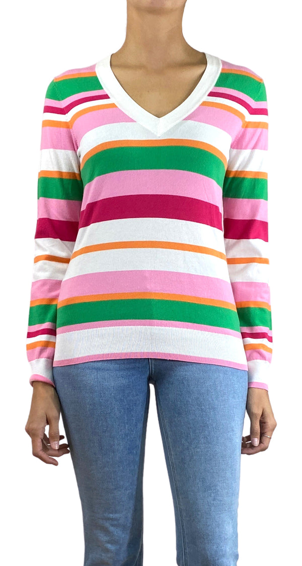 Sweater Multicolor A Rayas