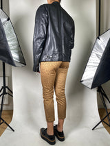 Chaqueta Cuero Negro