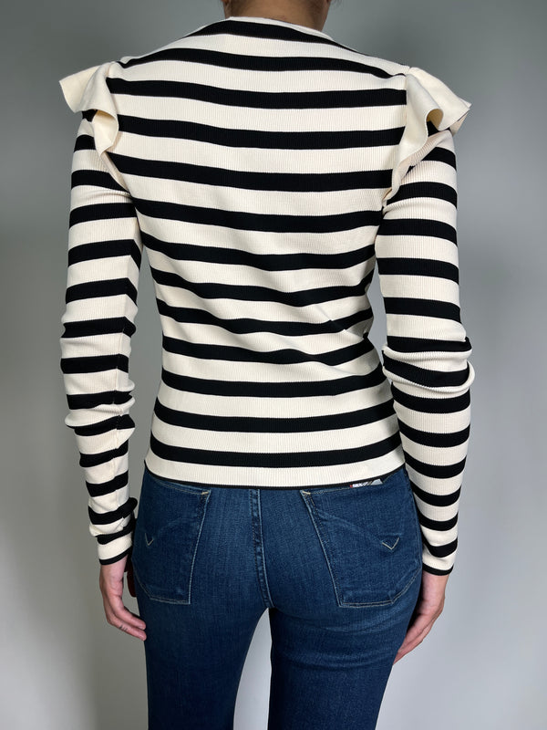 Sweater Vuelos y Rayas