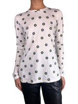 Polera Blanca Estampada