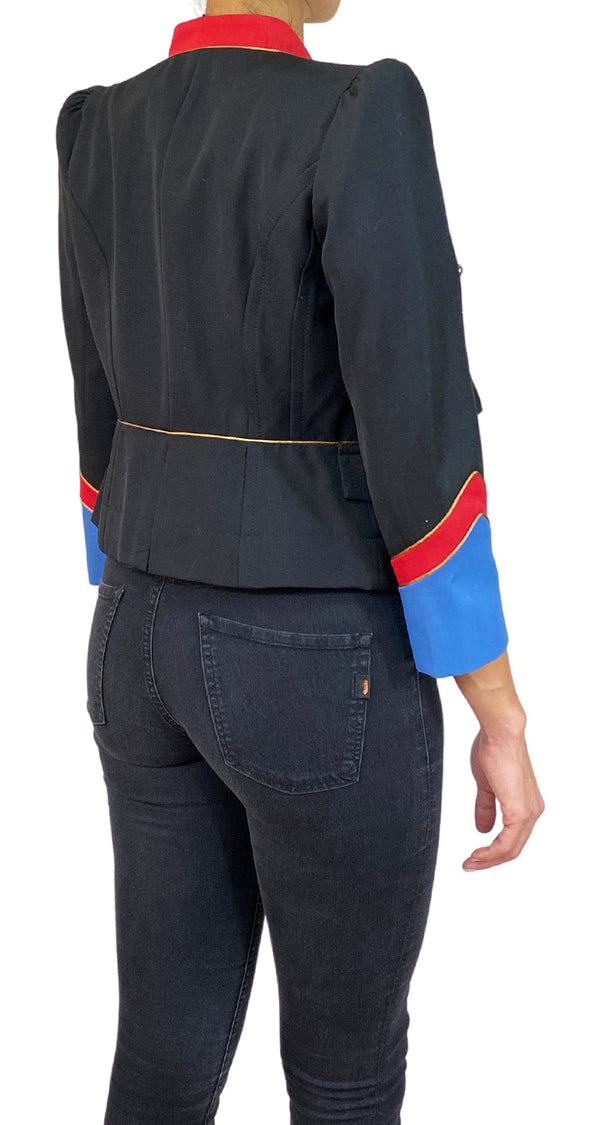 Chaqueta Colour-block Military