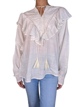 Blusa Con Vuelos