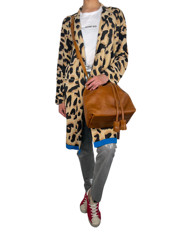 Bandolera Tokio Camel Cuero