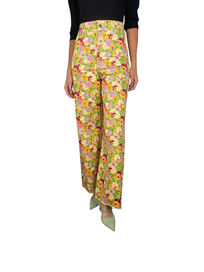 Jeans Denim Flores