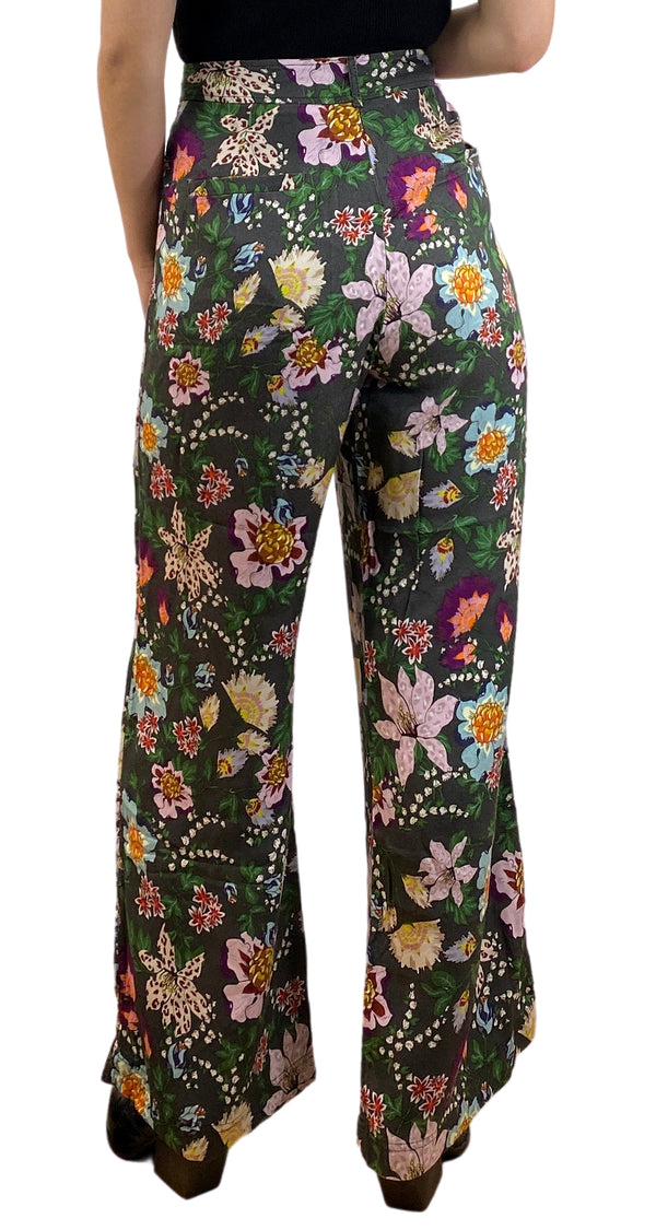 Pantalón Tela Flores