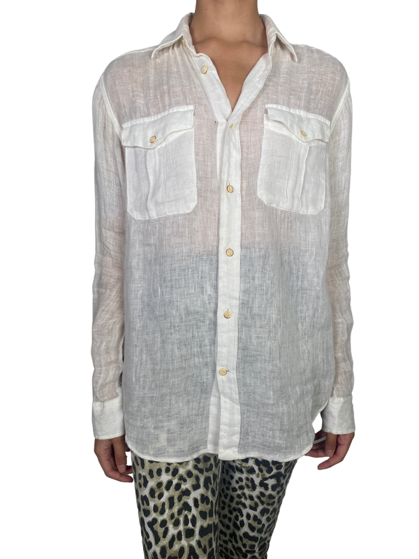 Camisa Lino Blanca