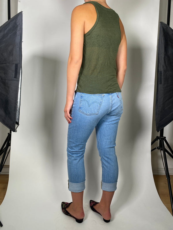 Polera Lino Verde